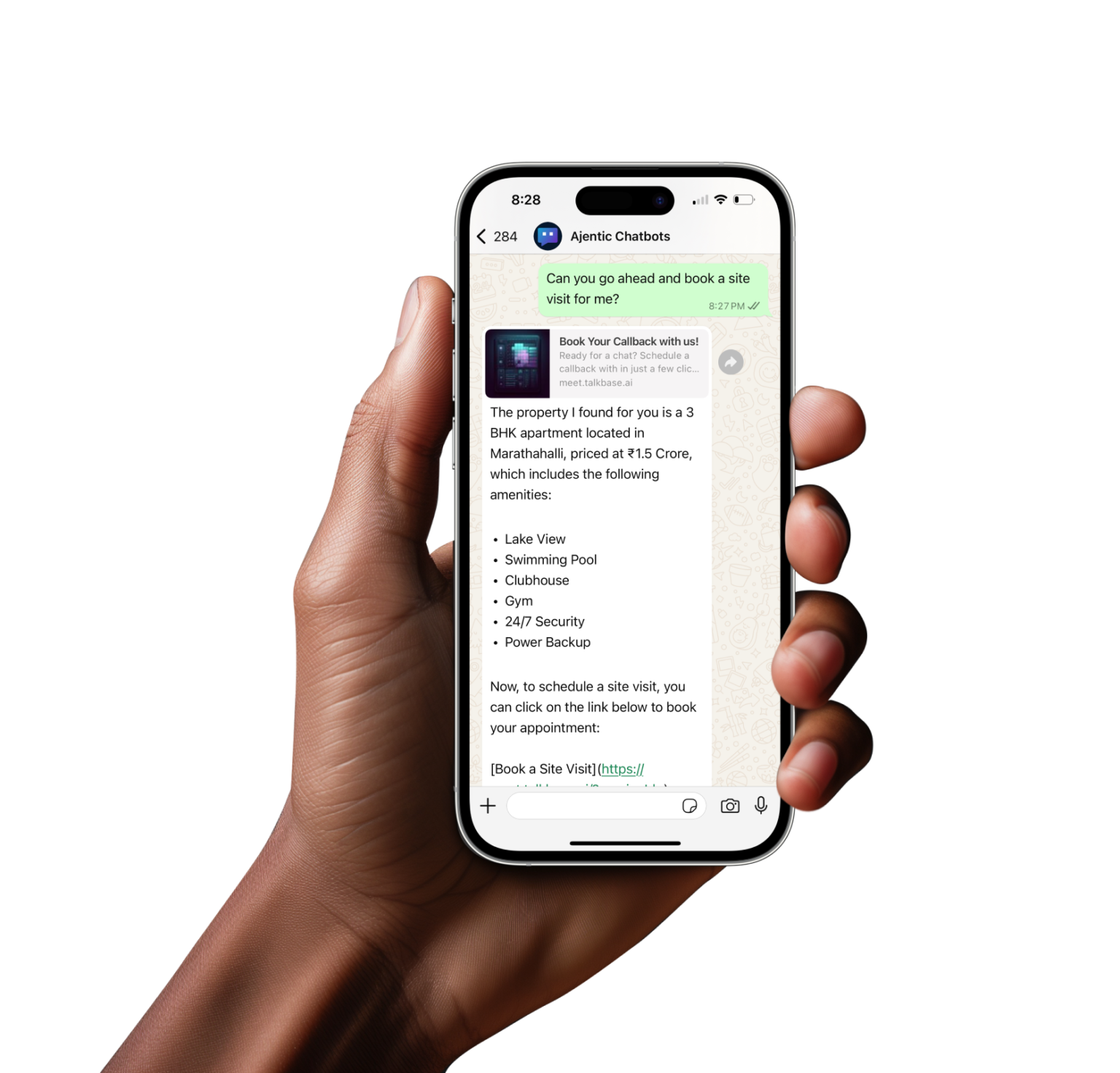 Just whatsapp in Homegeek