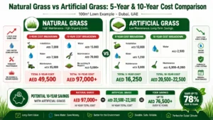 Cost of Natural Grass vs Artificial Grass