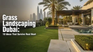 Grass landscaping ideas for dubai lawns
