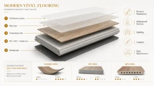 Vinyl Flooring Layers and Their Functions