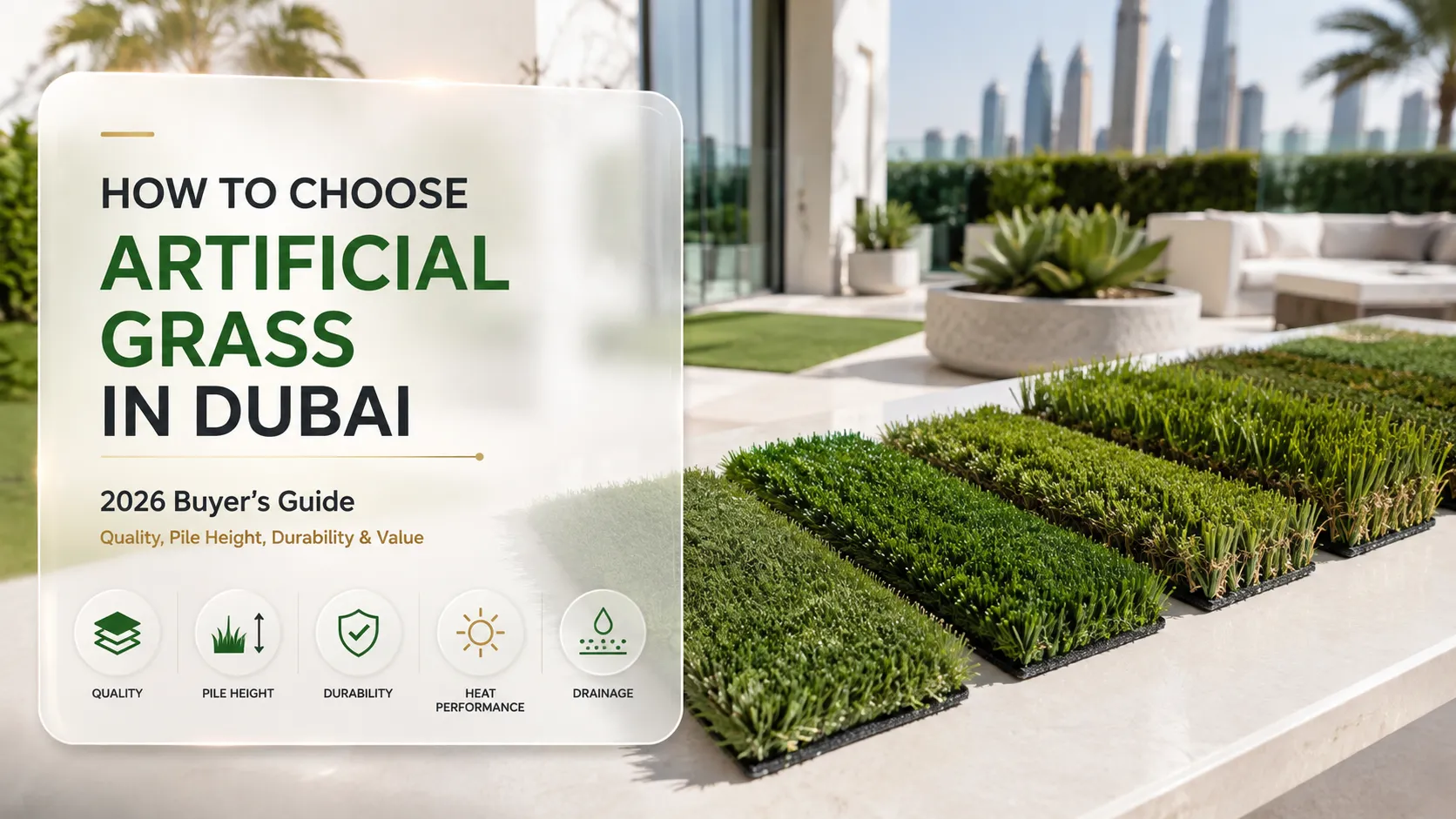 How to Choose Artificial Grass in Dubai